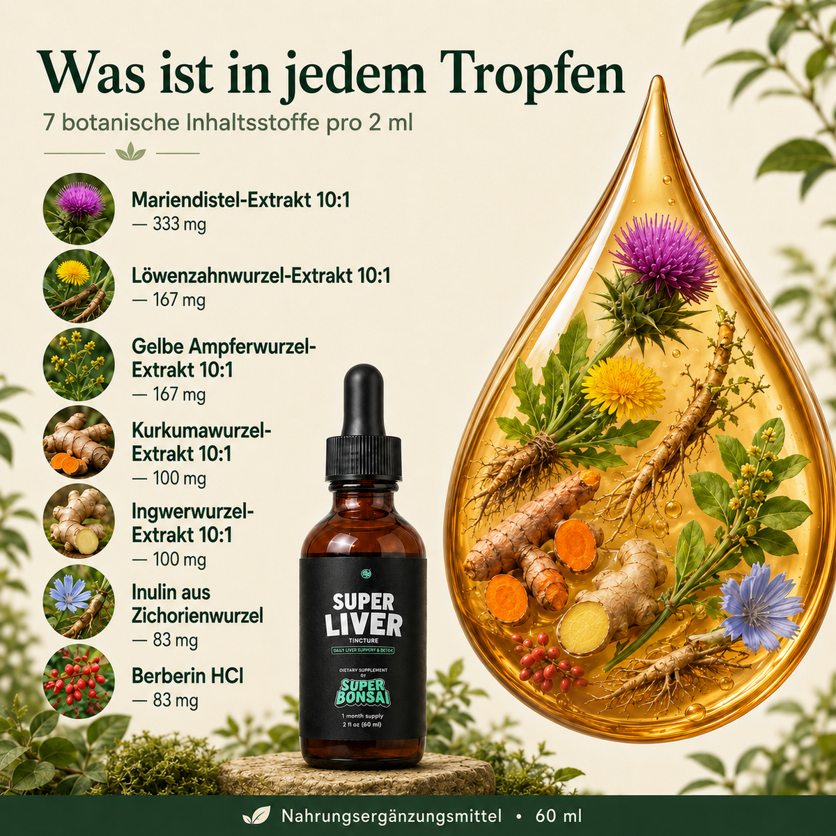 Super Liver Zutatenübersicht Deutsch
