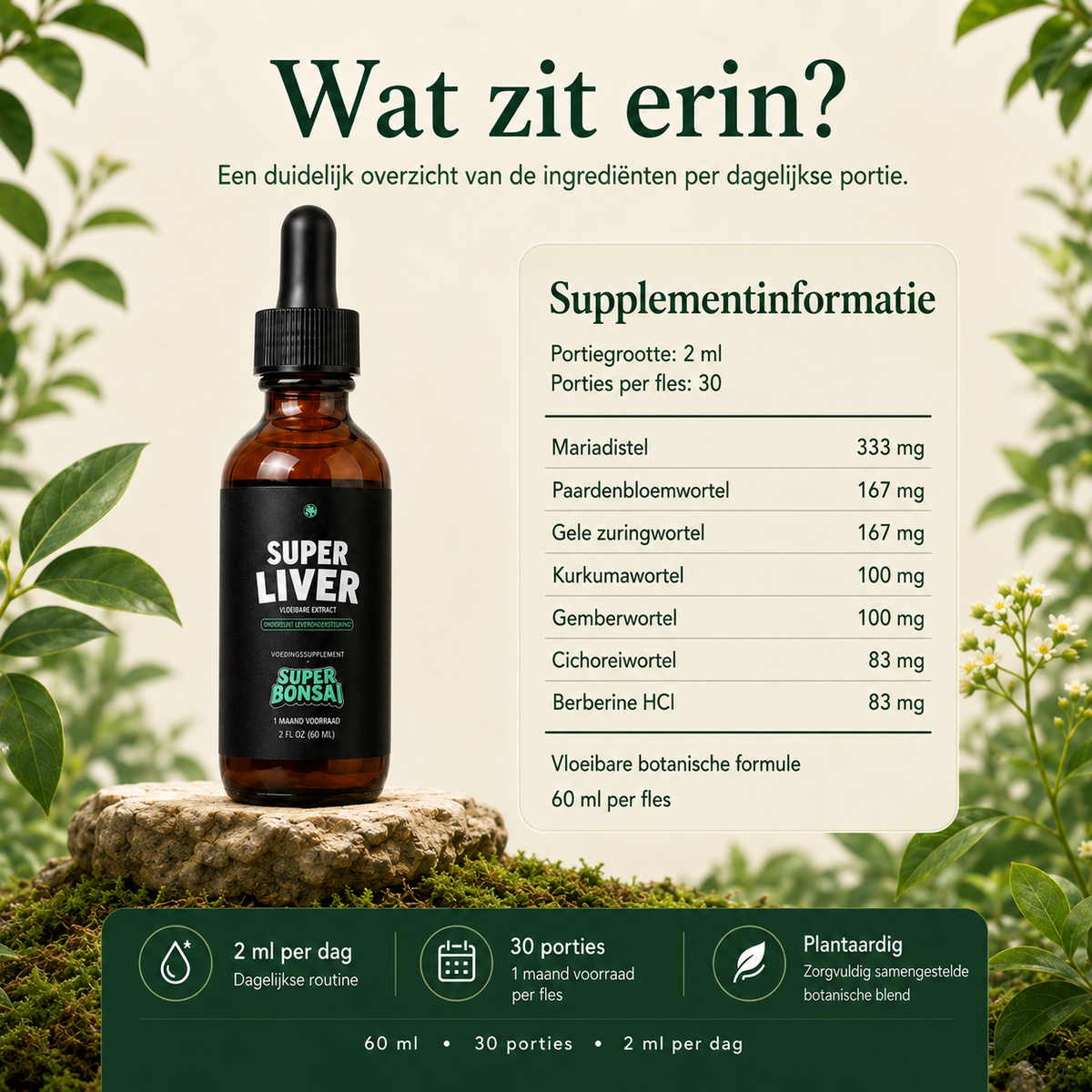 Super Liver wat zit erin